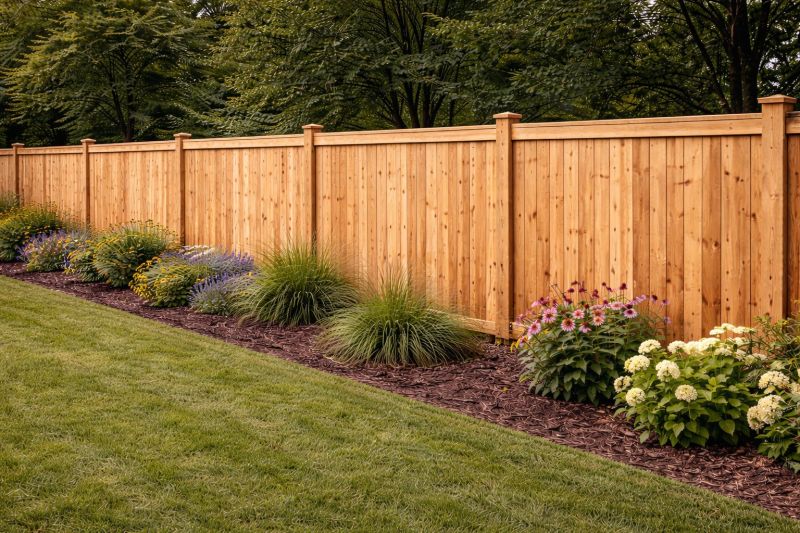 Wood Fence Installation project example